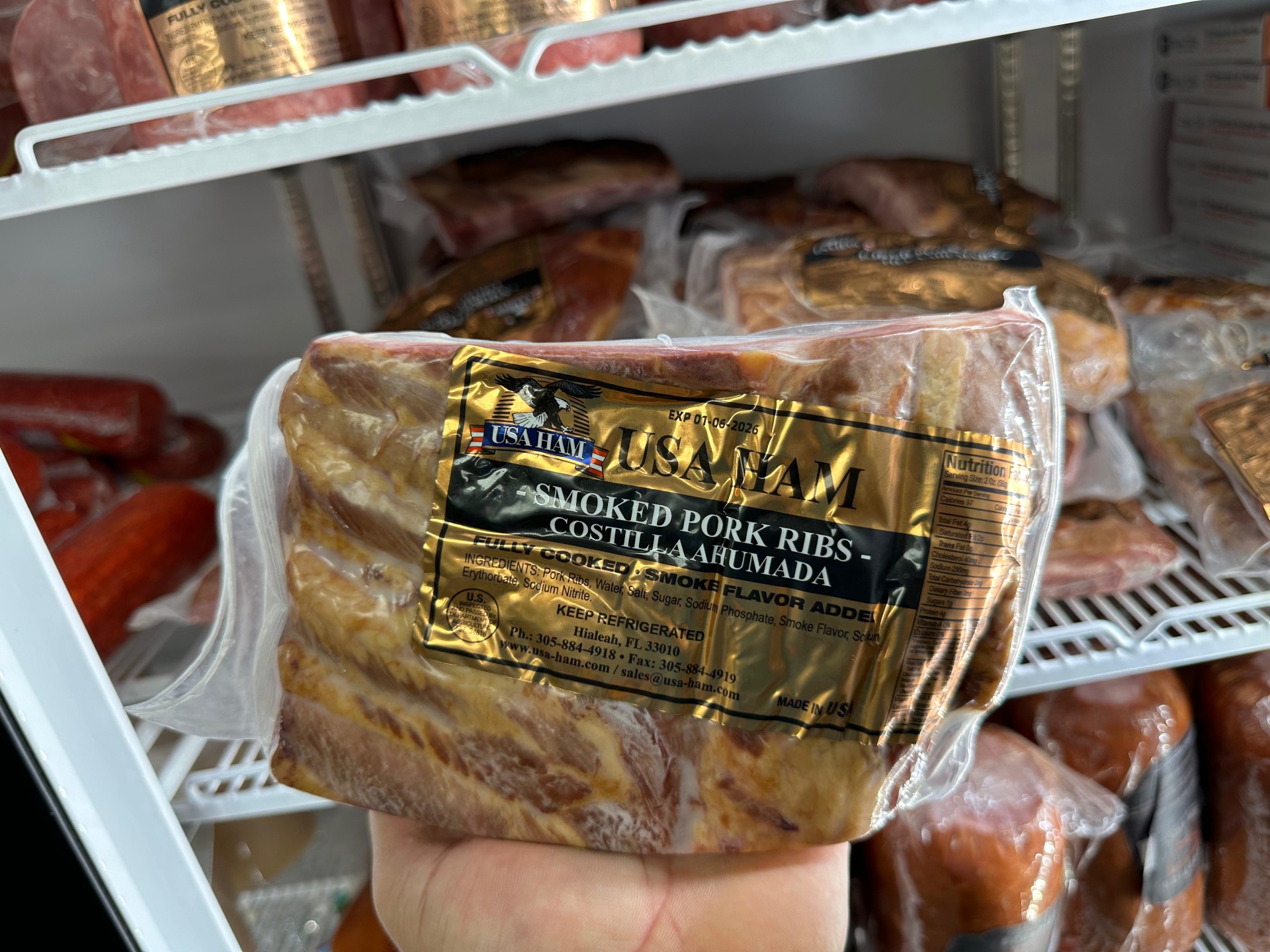 Ham Ribs Troppicuba Express - Agencia de Envíos a Cuba